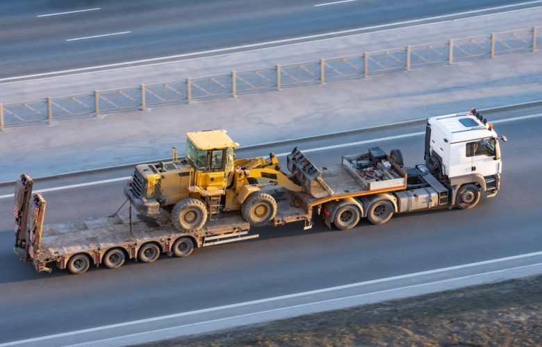 sécuriser le transport d'engins de chantier